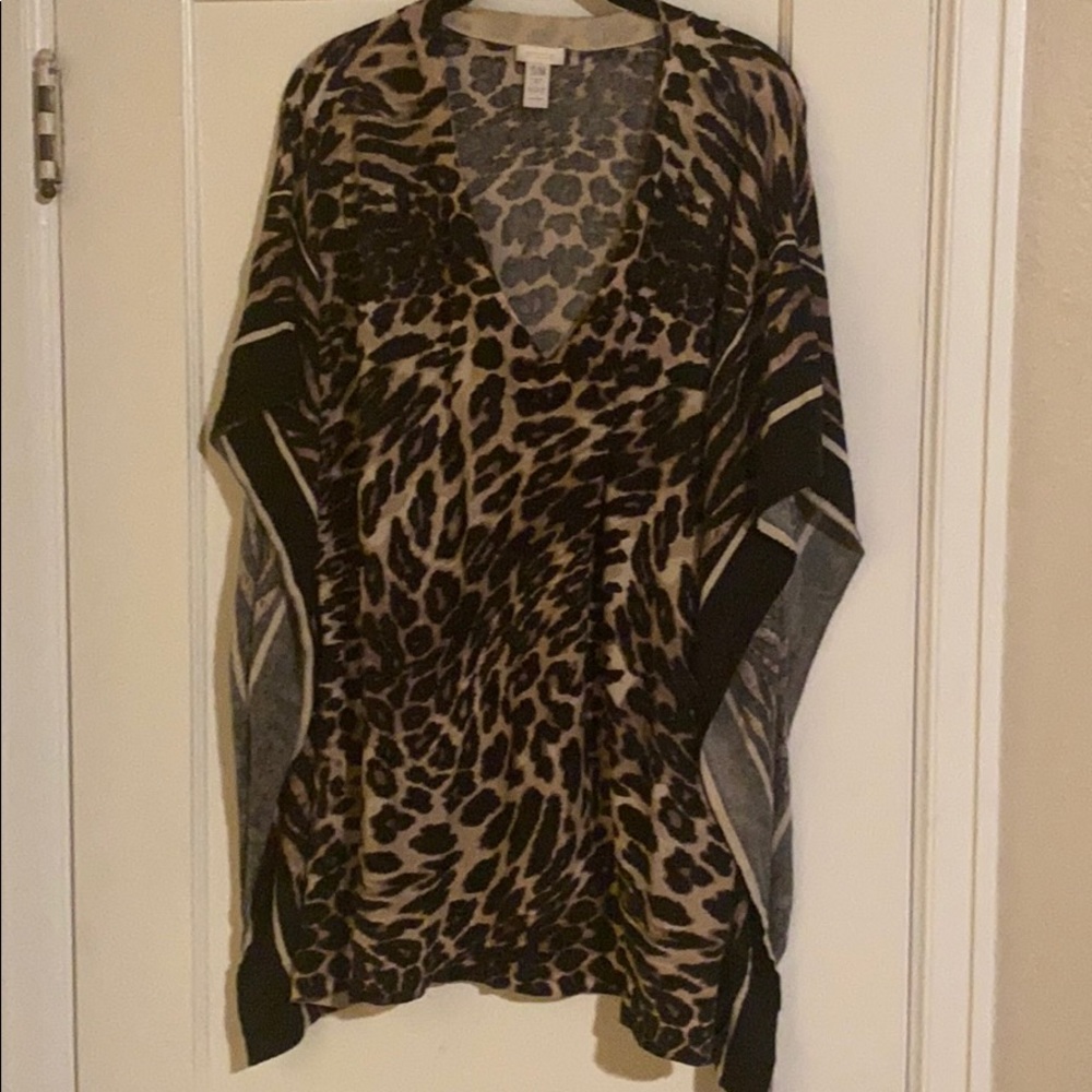 Chico’s Leopard Print Shawl